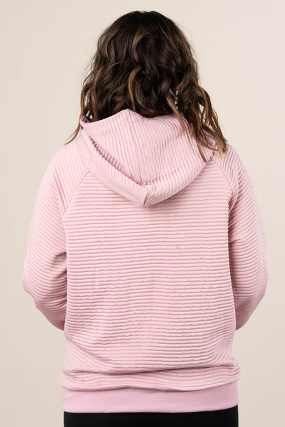 Snuggle Up Ribbed Hooded Pullover