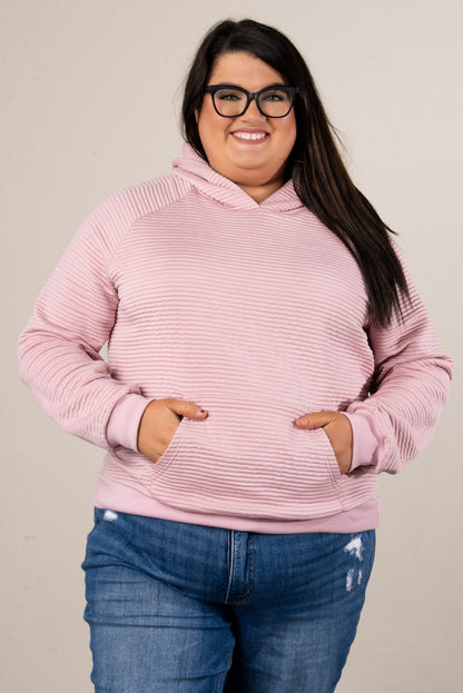 Snuggle Up Ribbed Hooded Pullover