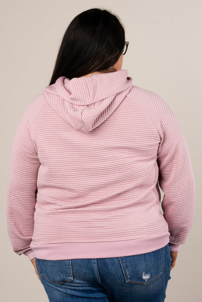 Snuggle Up Ribbed Hooded Pullover