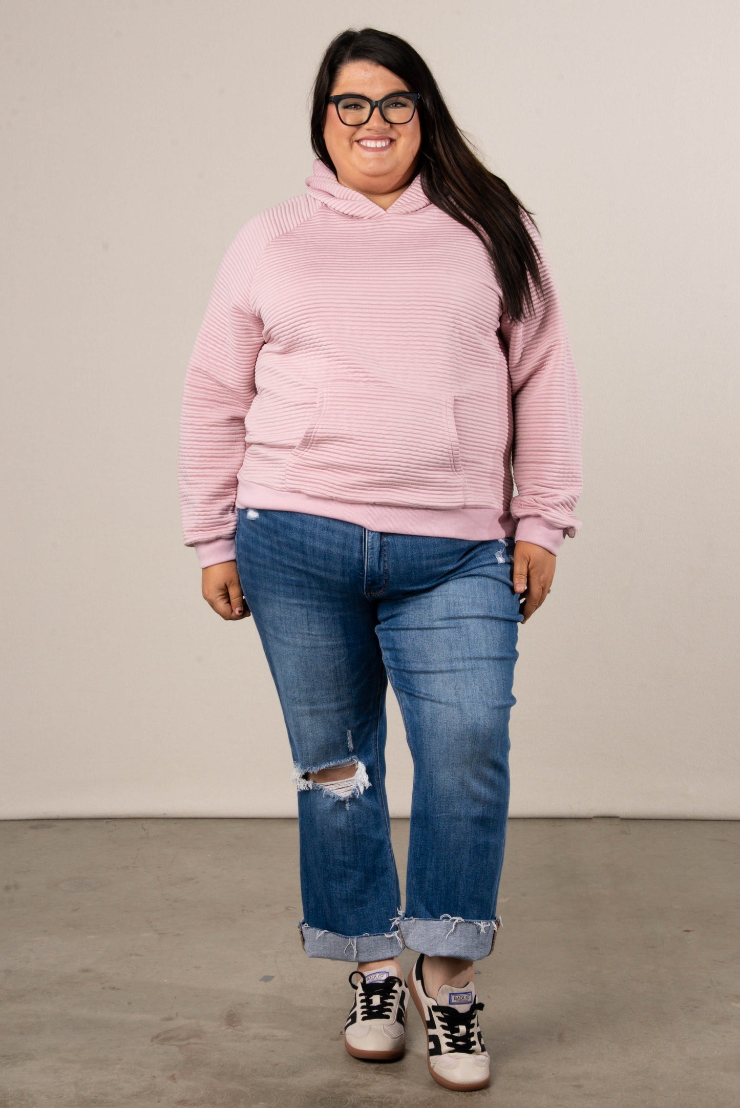 Snuggle Up Ribbed Hooded Pullover