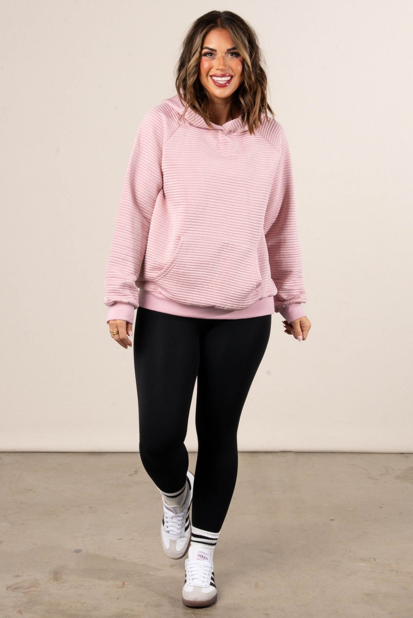 Snuggle Up Ribbed Hooded Pullover