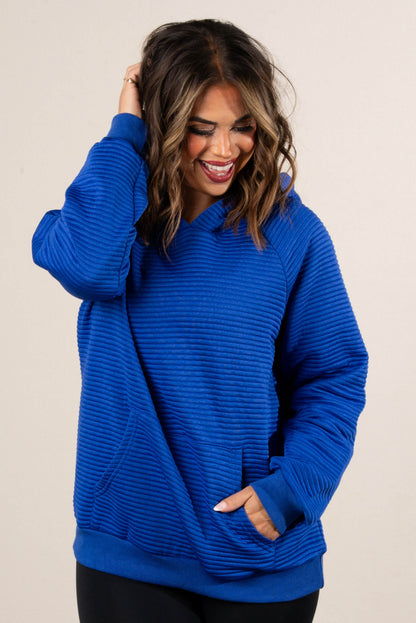 Snuggle Up Ribbed Hooded Pullover