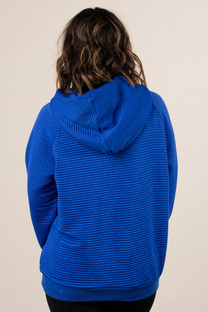 Snuggle Up Ribbed Hooded Pullover