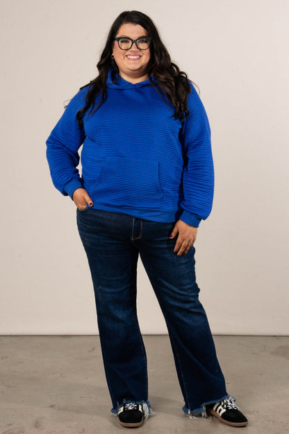 Snuggle Up Ribbed Hooded Pullover