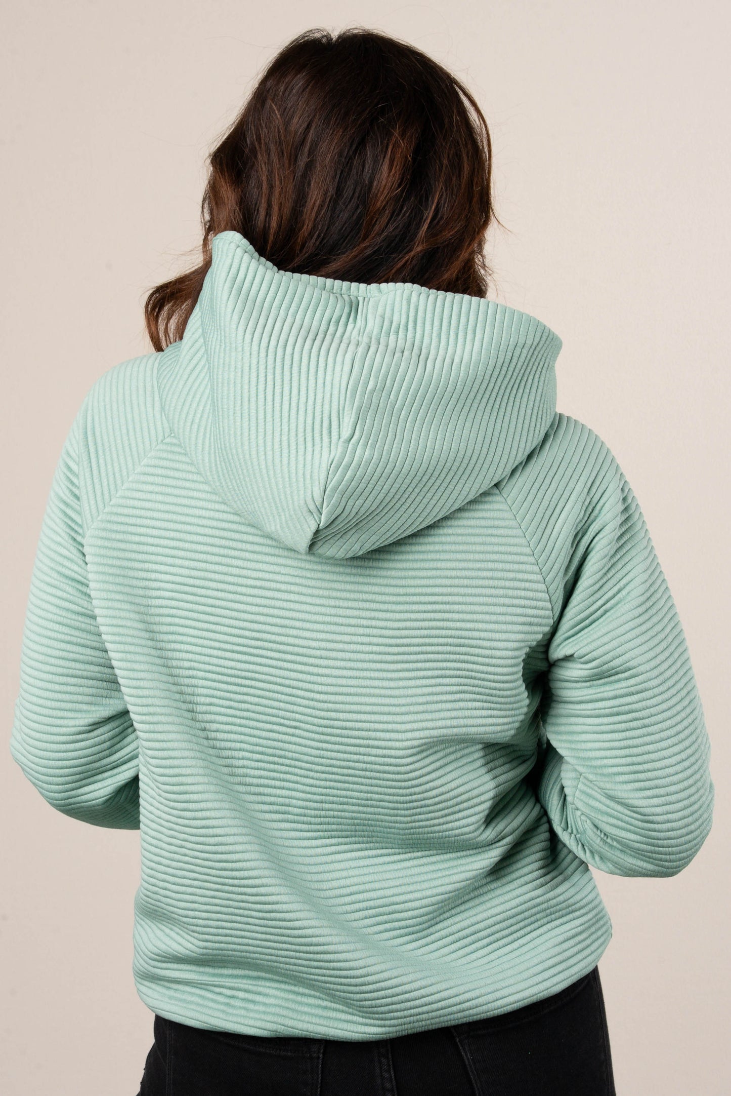 Snuggle Up Ribbed Hooded Pullover