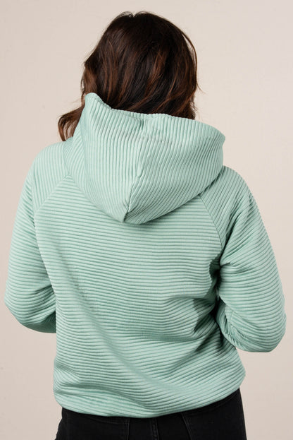 Snuggle Up Ribbed Hooded Pullover