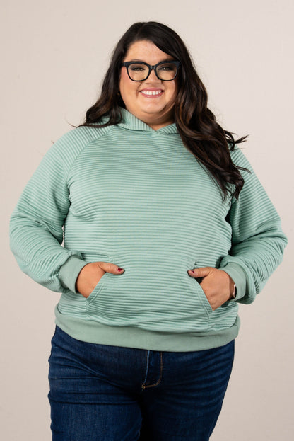 Snuggle Up Ribbed Hooded Pullover