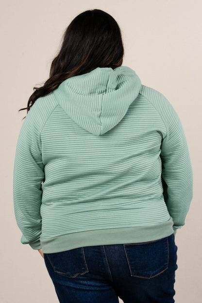 Snuggle Up Ribbed Hooded Pullover