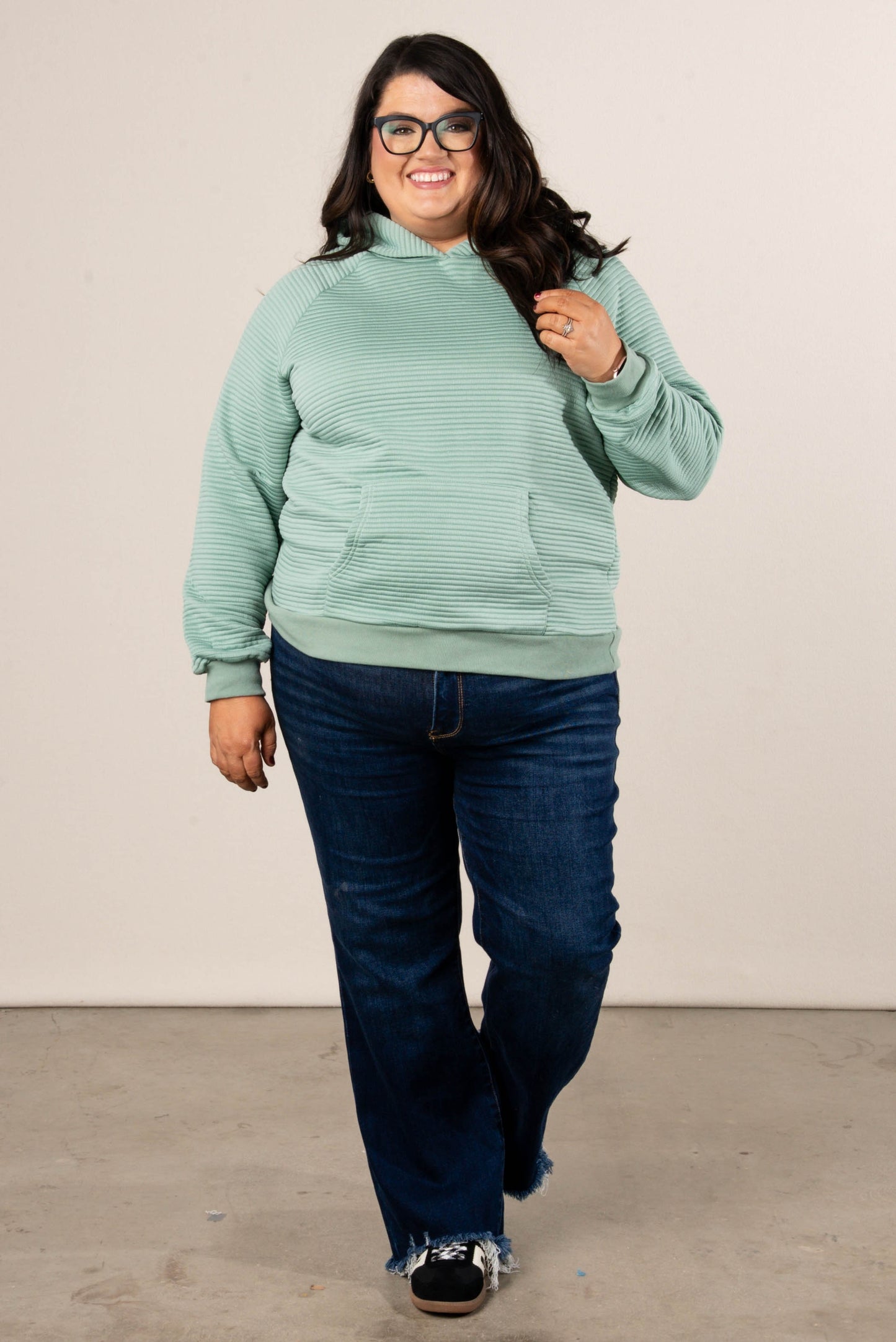 Snuggle Up Ribbed Hooded Pullover