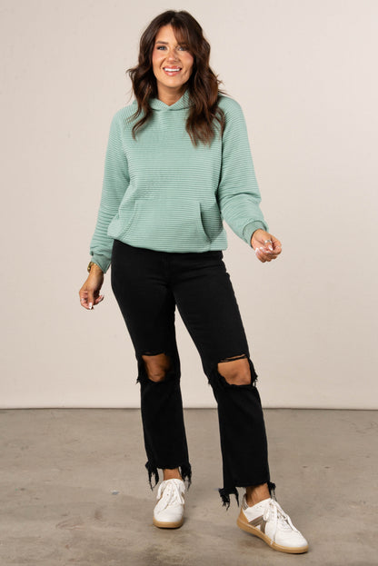 Snuggle Up Ribbed Hooded Pullover