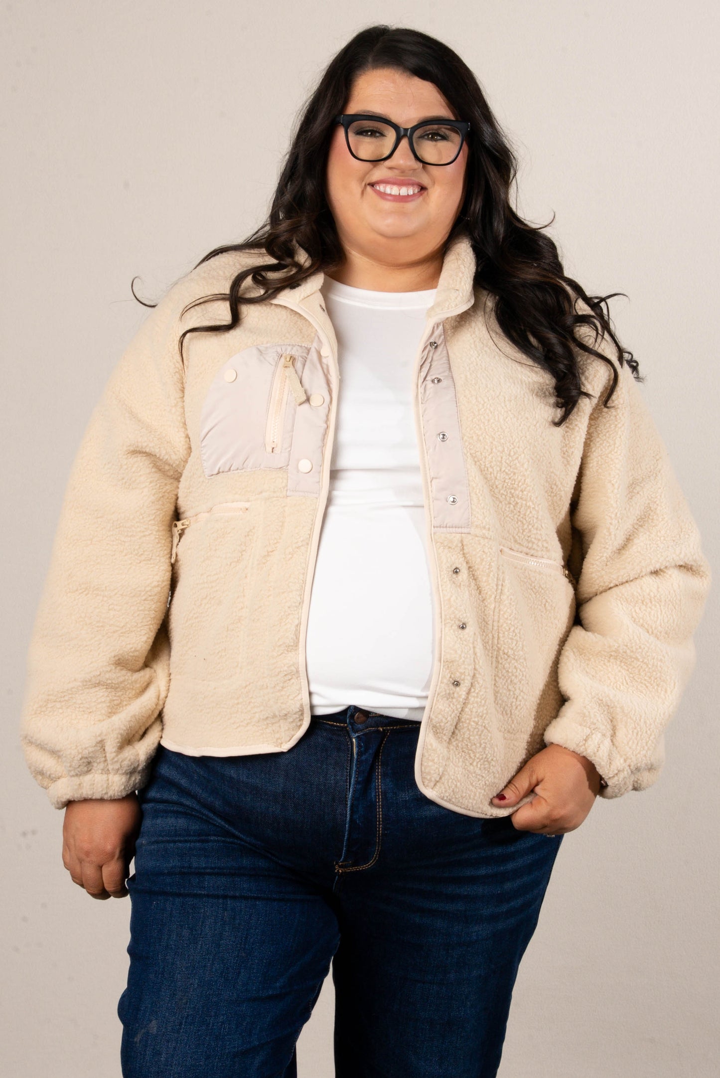 Dream Drifter Fleece Snap Up Jacket