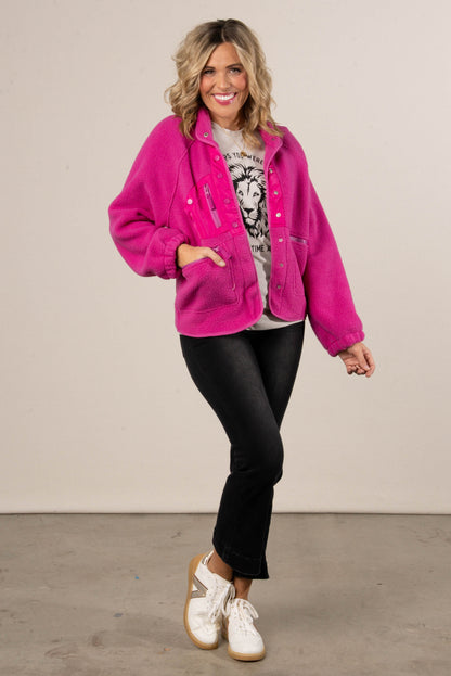 Dream Drifter Fleece Snap Up Jacket