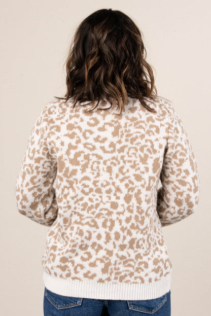 Natural Instincts Leopard Sweater Cardigan