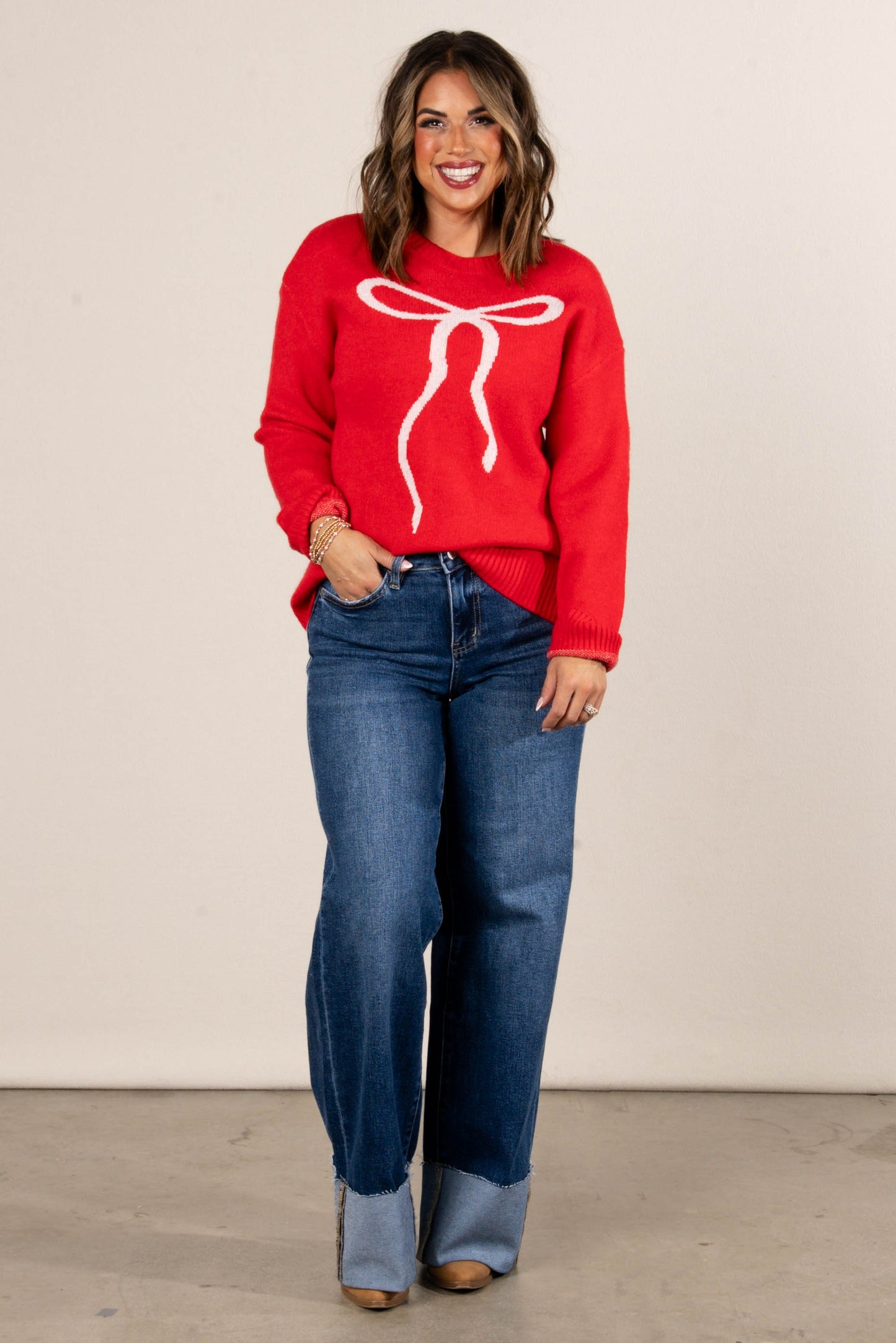 Put A Bow On It Sweater