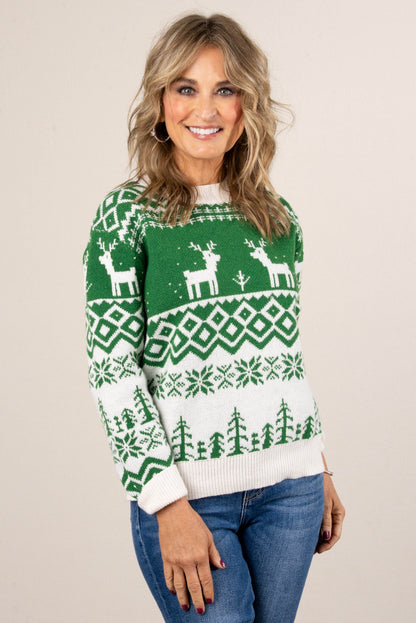 Up On The House Top Fair Isle Sweater