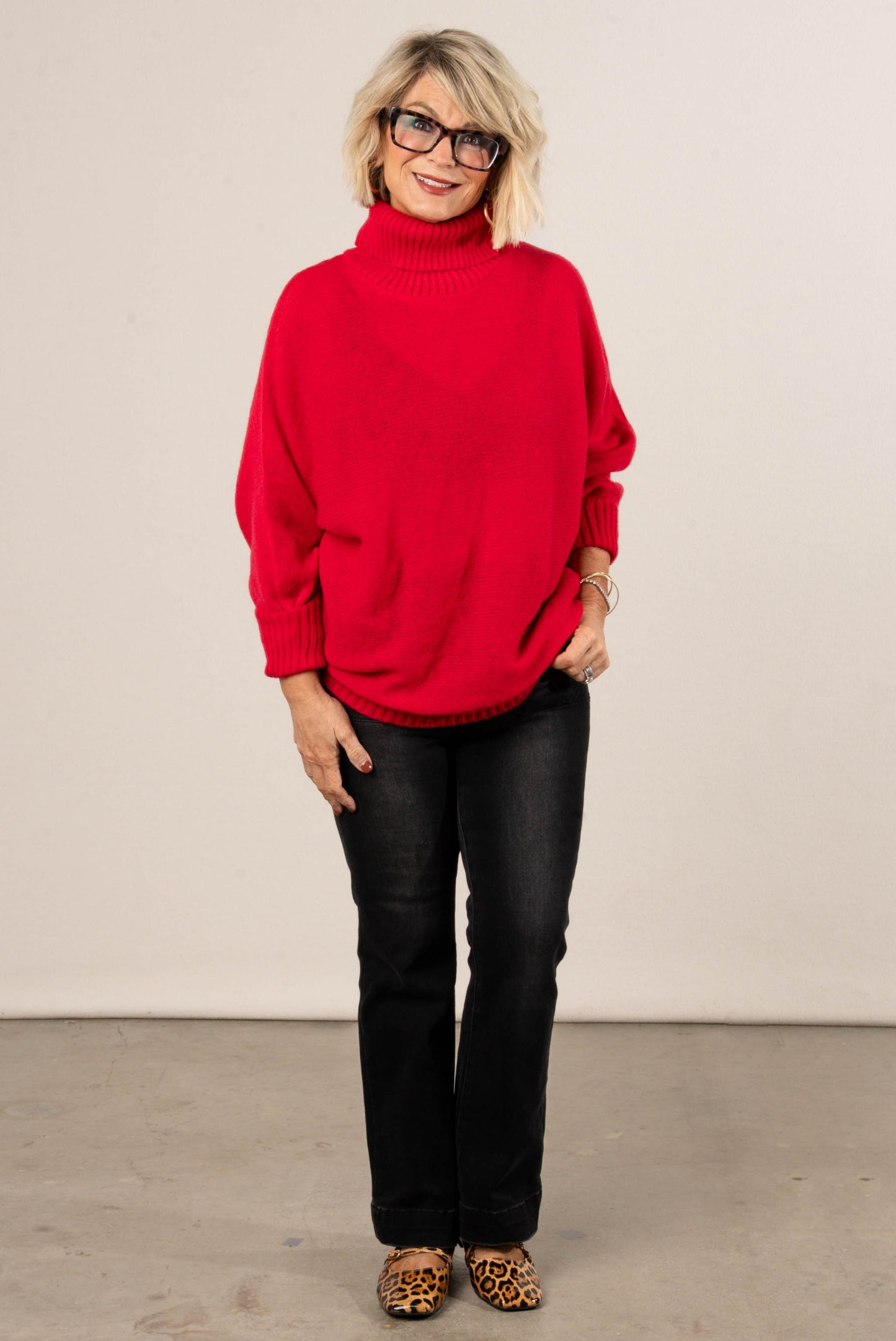 Home For The Holidays Turtleneck Sweater