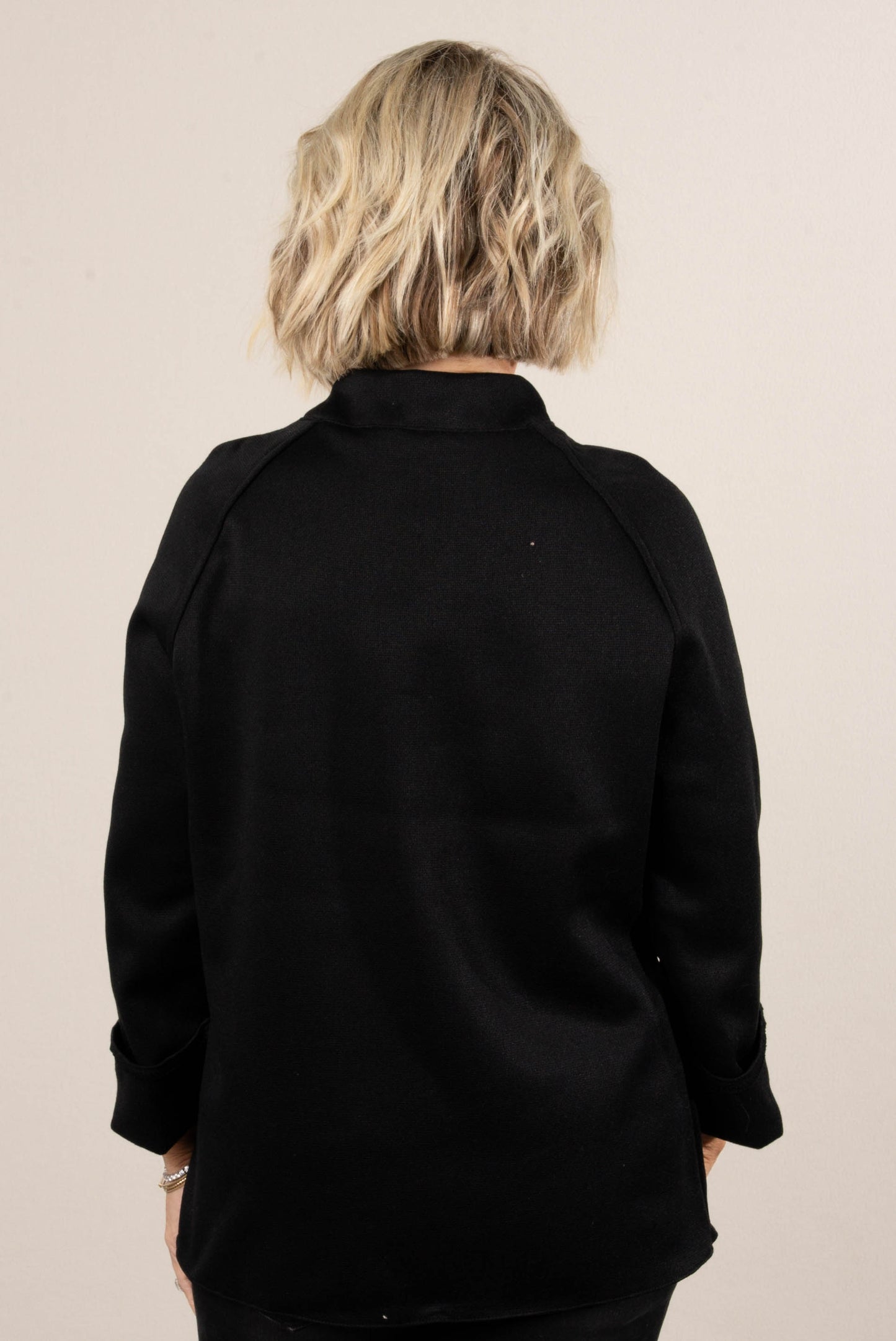 Finest Traditions Half Button Mock Neck Jacket