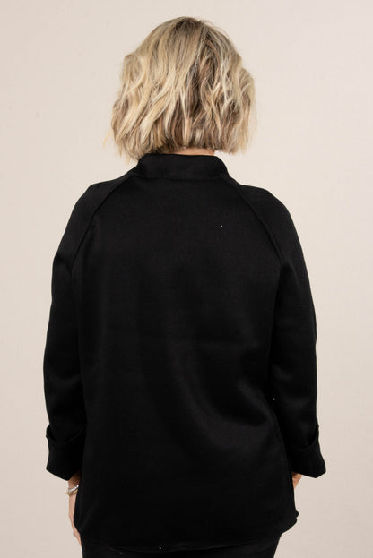 Finest Traditions Half Button Mock Neck Jacket