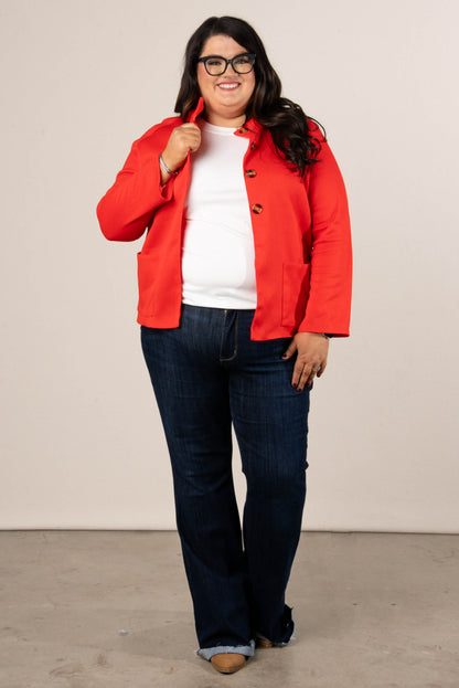 Finest Traditions Half Button Mock Neck Jacket