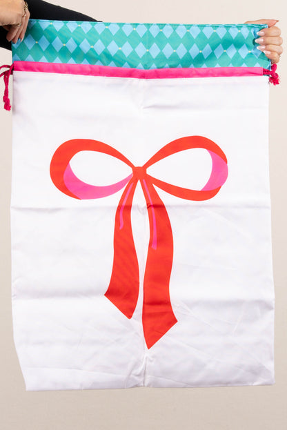 Christmas Drawstring Gift Bags - Large