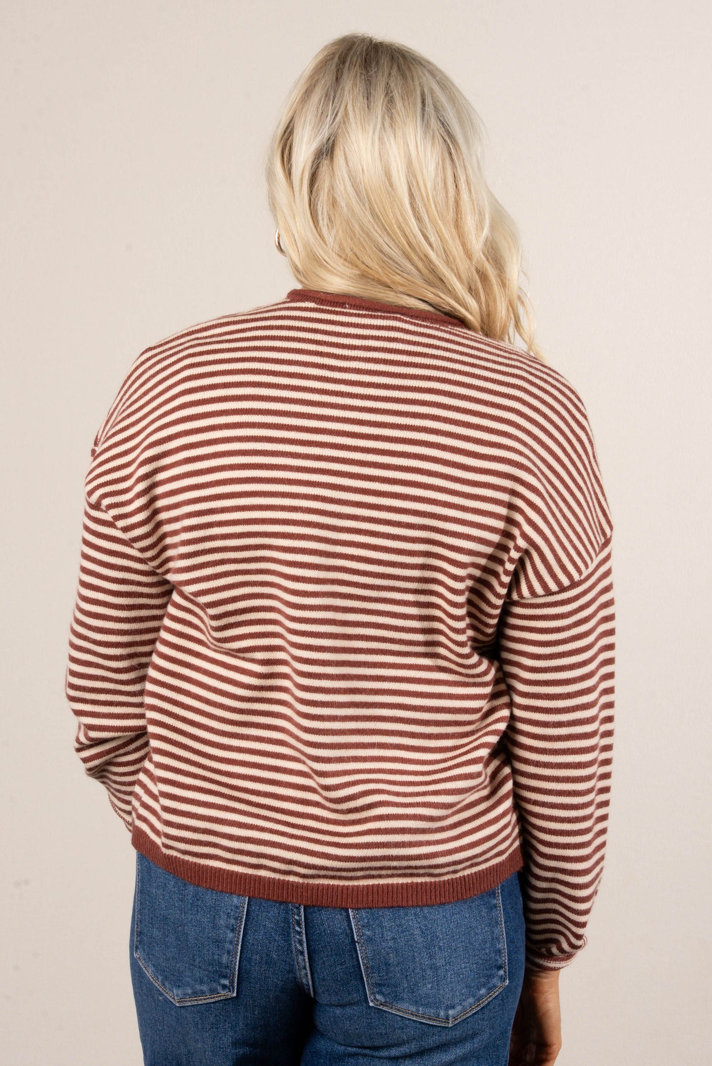 Sailors Delight Striped Sweater Cardigan