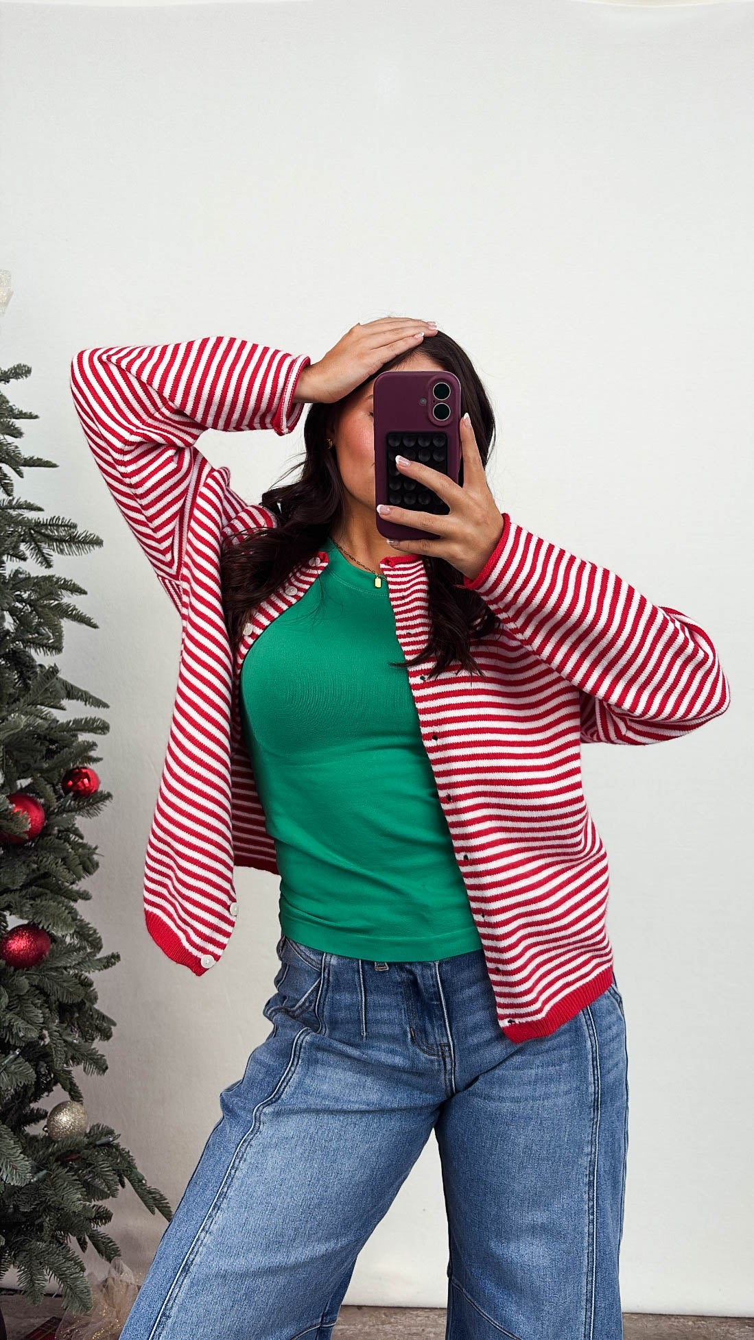 Sailors Delight Striped Sweater Cardigan