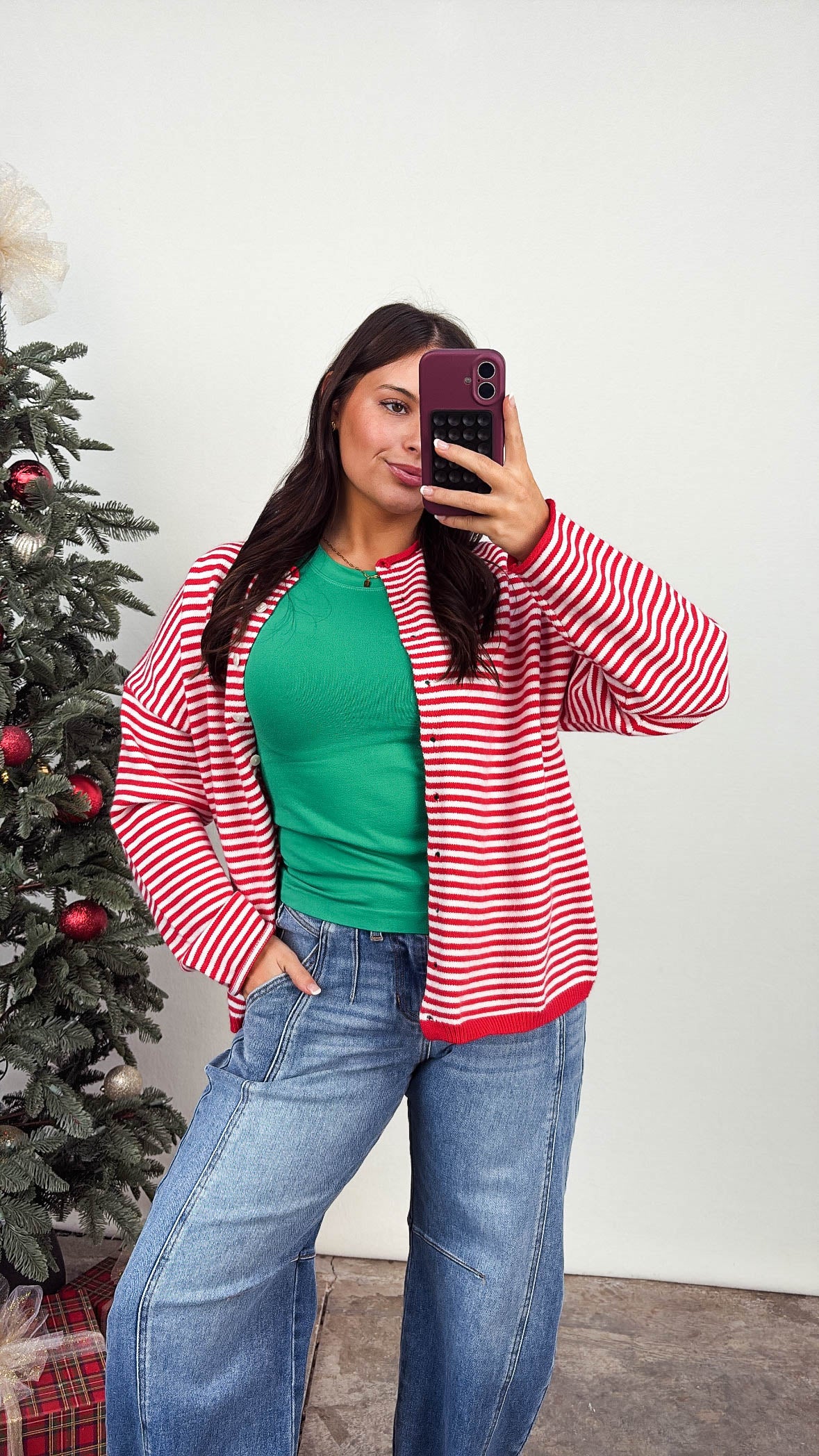 Sailors Delight Striped Sweater Cardigan