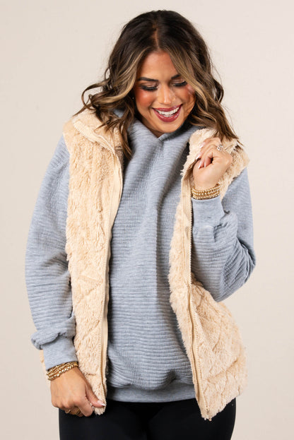 Mossy Cove Minky Quilted Vest