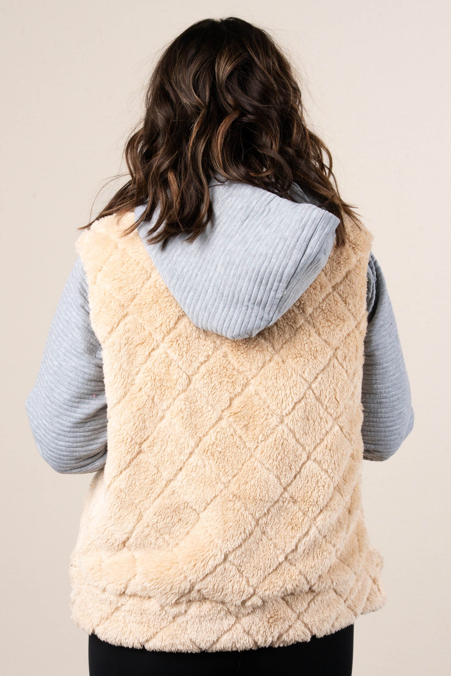 Mossy Cove Minky Quilted Vest