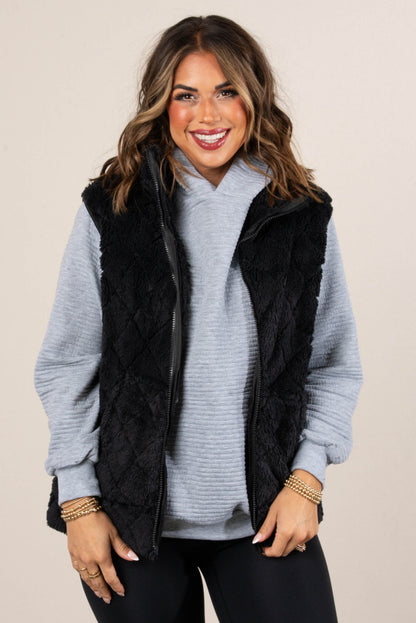 Mossy Cove Minky Quilted Vest