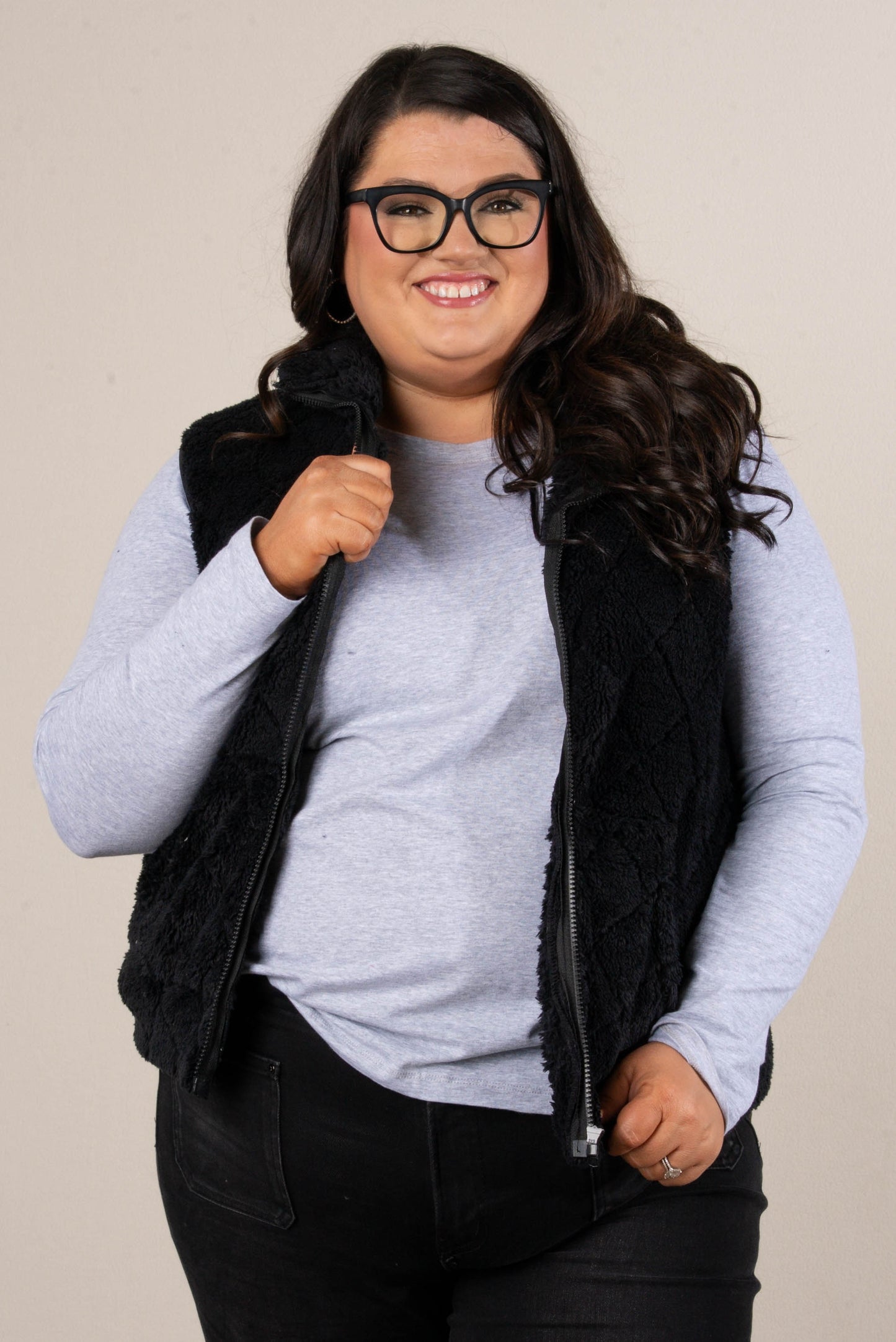 Mossy Cove Minky Quilted Vest