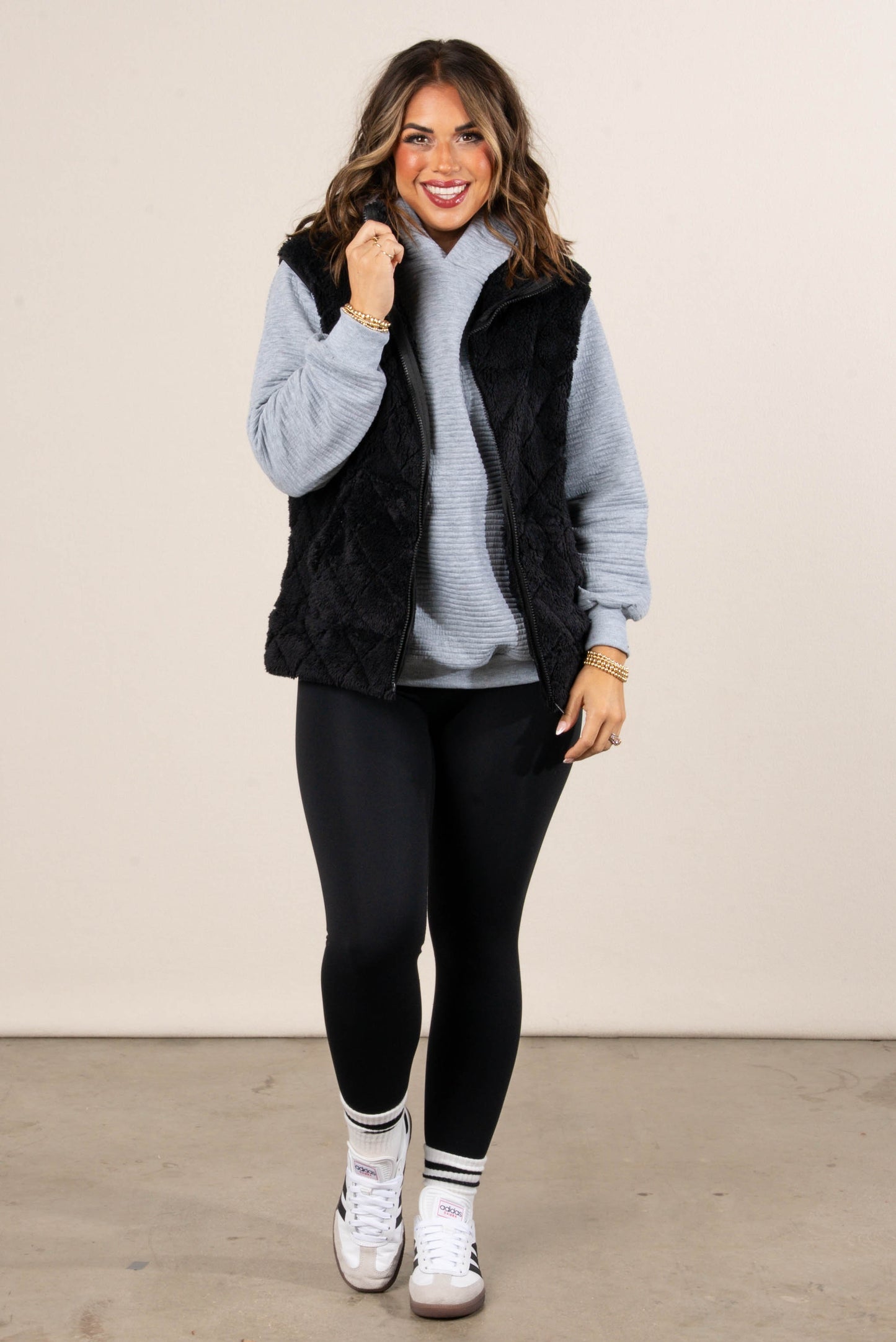 Mossy Cove Minky Quilted Vest