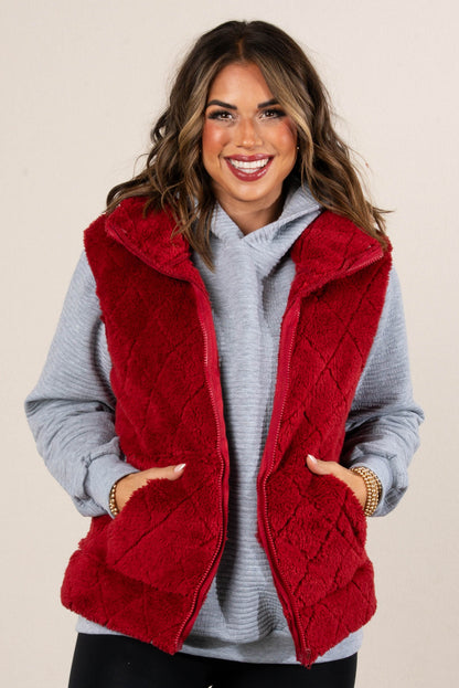 Mossy Cove Minky Quilted Vest