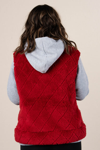 Mossy Cove Minky Quilted Vest
