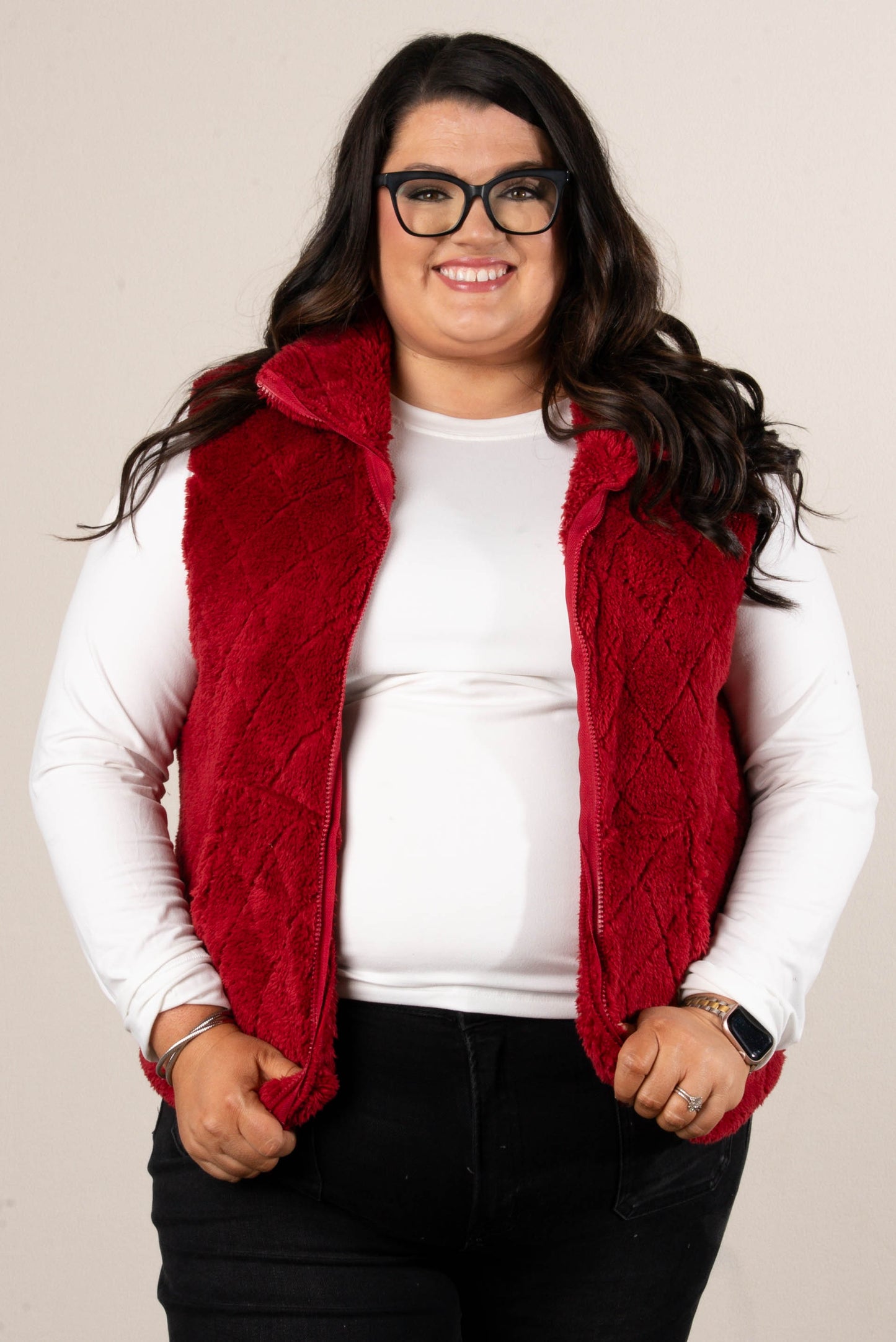 Mossy Cove Minky Quilted Vest
