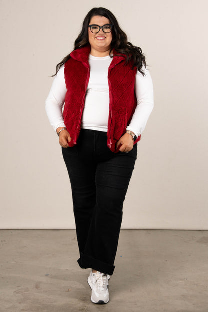 Mossy Cove Minky Quilted Vest