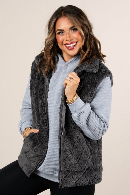 Mossy Cove Minky Quilted Vest