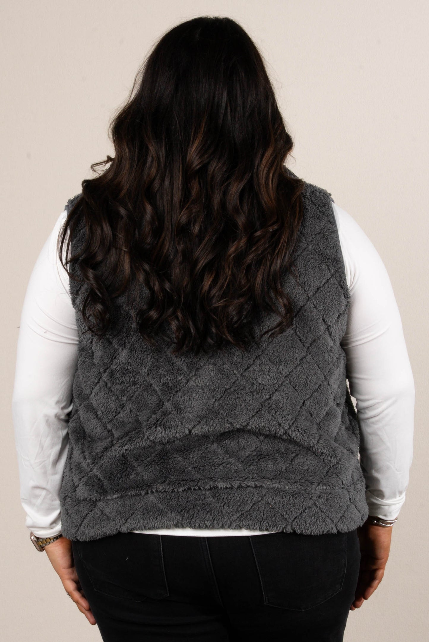 Mossy Cove Minky Quilted Vest