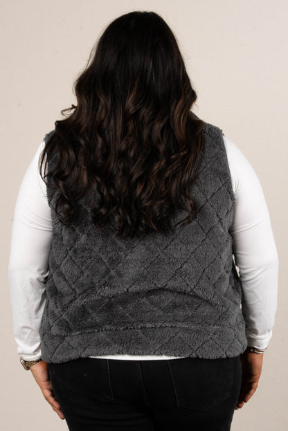 Mossy Cove Minky Quilted Vest