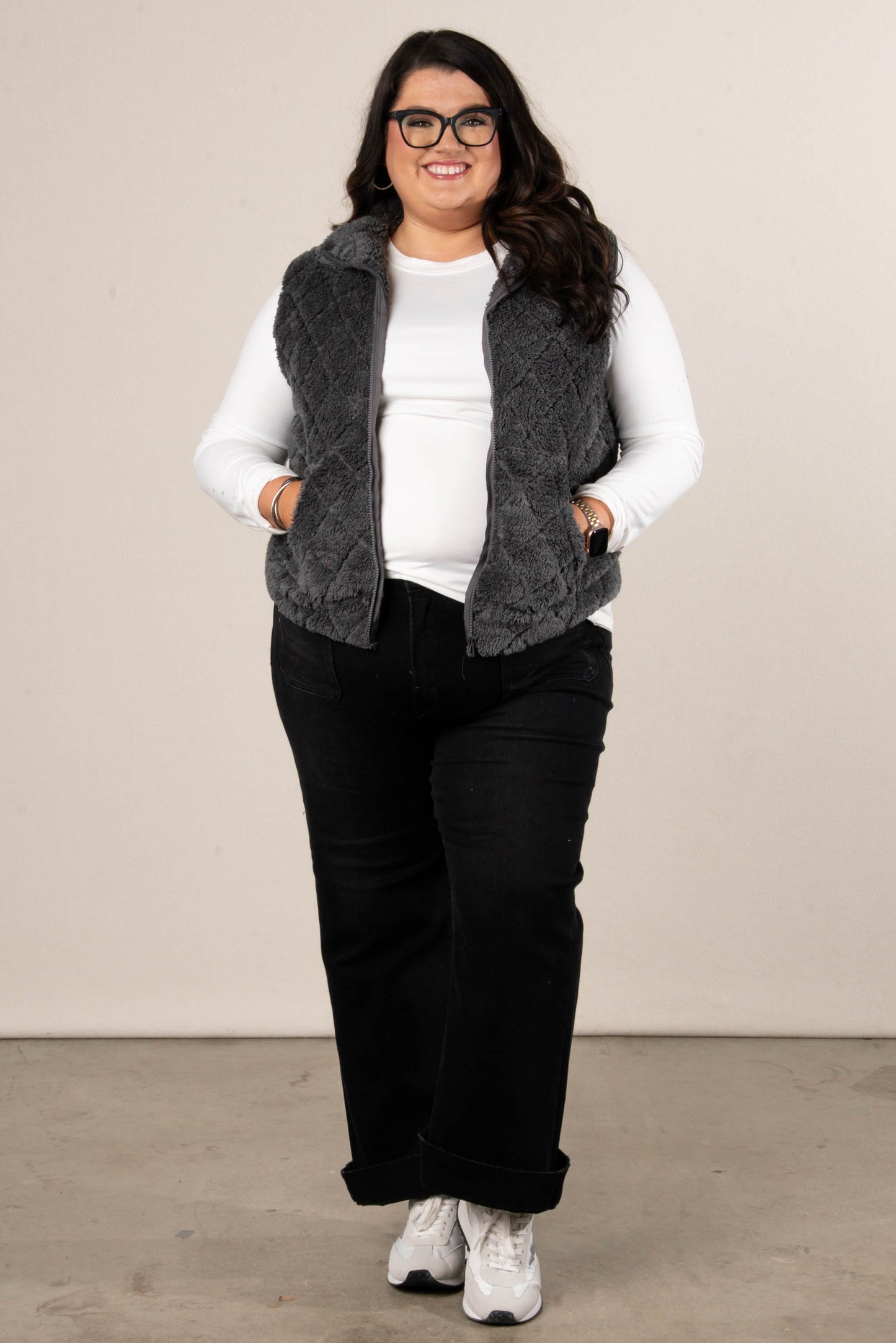 Mossy Cove Minky Quilted Vest