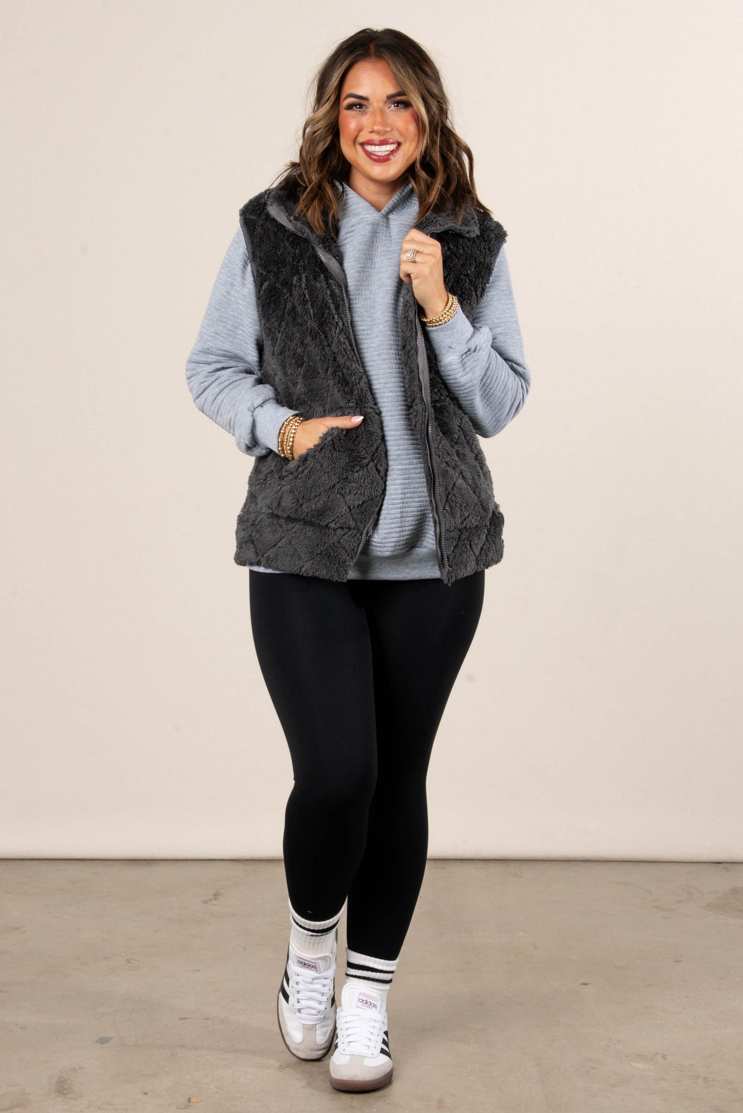Mossy Cove Minky Quilted Vest