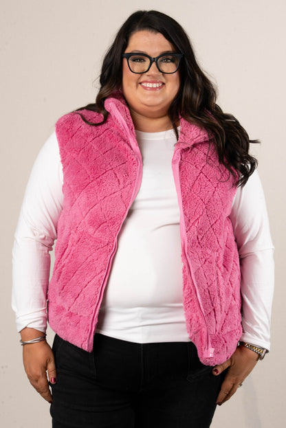 Mossy Cove Minky Quilted Vest