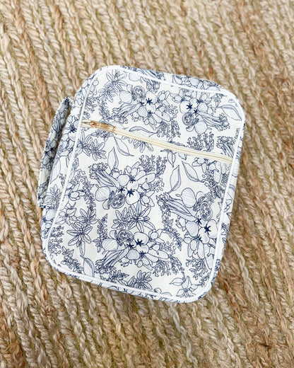 Floral Bible Cover with Study Supplies