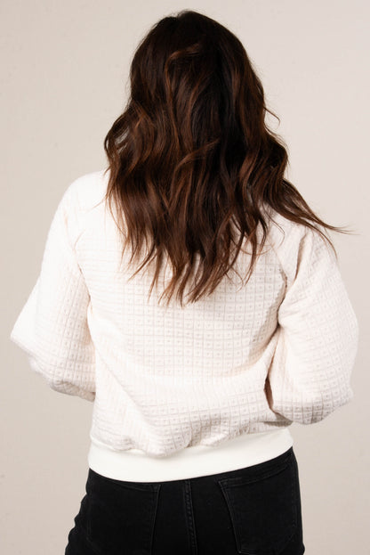 Tristen Textured Henley Pullover