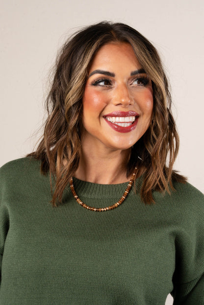 Candy Bead Beaded Necklace