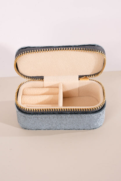 Velvet Travel Jewelry Case