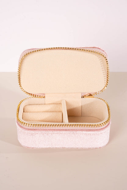 Velvet Travel Jewelry Case