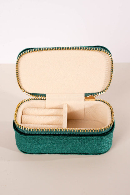 Velvet Travel Jewelry Case