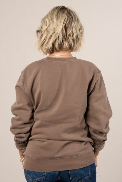 Distressed Turkey Graphic Sweatshirt