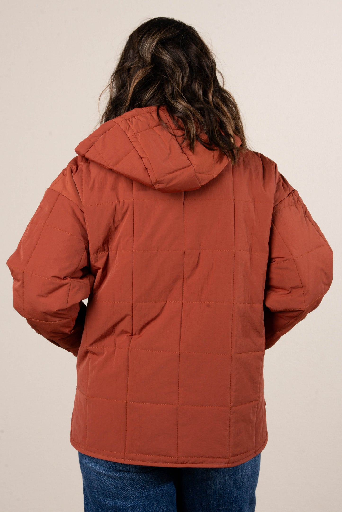 Icelyn Quilted Hooded Pullover Jacket